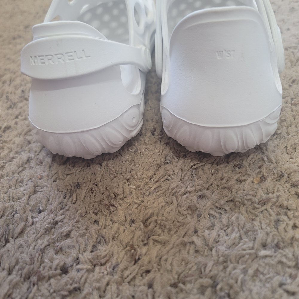 Merrell All-White Slip-On Clogs